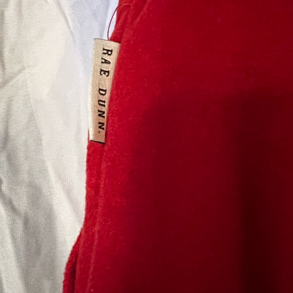 008-NWT Rae Dunn MAMA 🥰 Jogger set in crimson Red; Size Medium - Picture 2 of 9